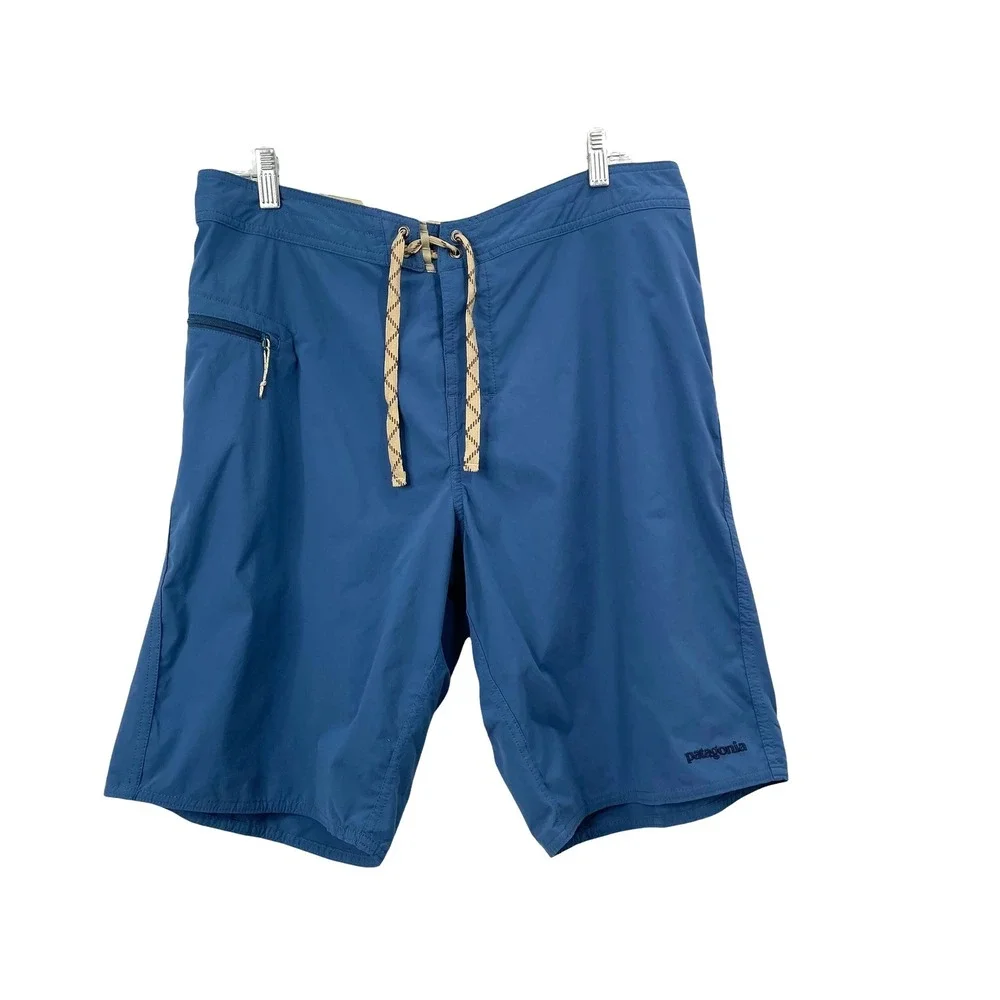 Patagonia‎ Men's Stretch Wavefarer Board Shorts Size 34 blue